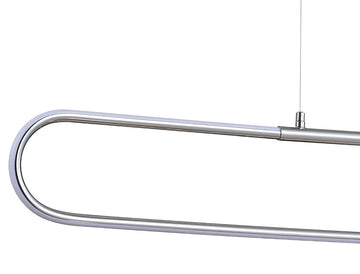 Ned 39" Dimmable Adjustable Integrated LED Metal Linear Pendant - JONATHAN Y